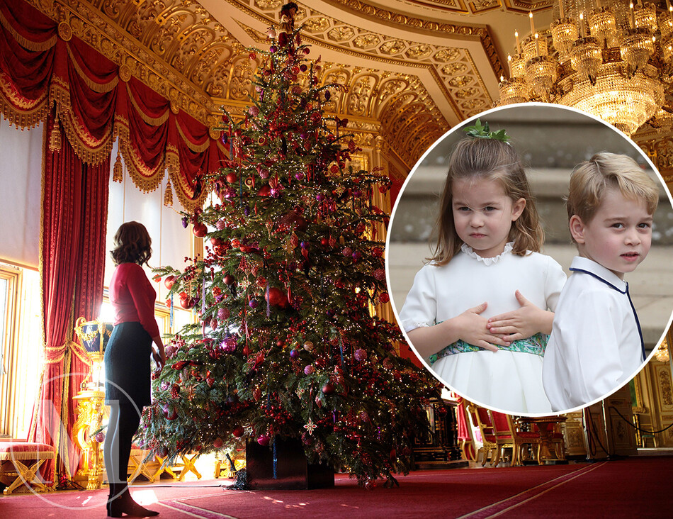 Как принцы Джордж, Луи и принцесса Шарлотта нарядили собственную ёлку?