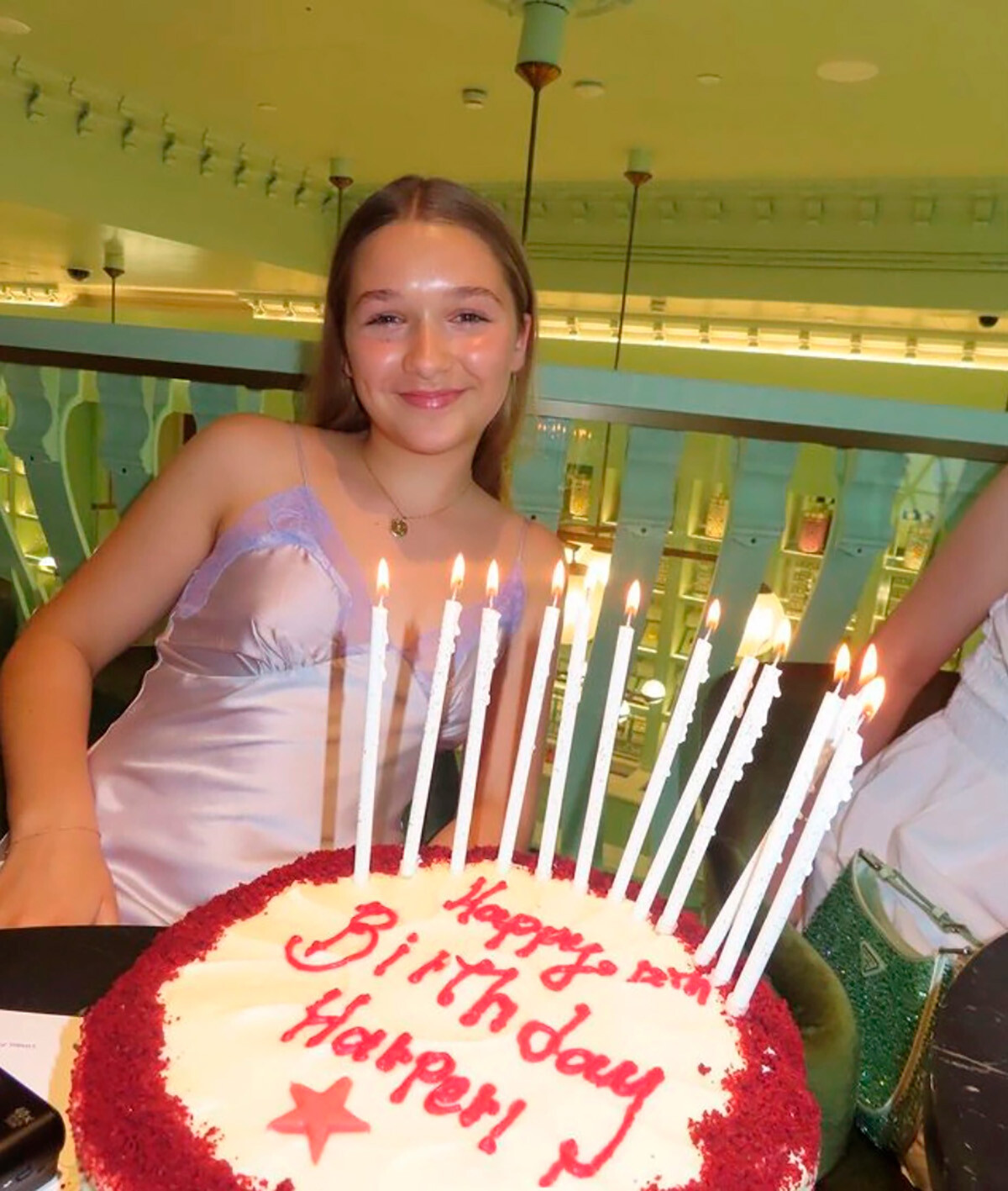 Виктория и Дэвид Бекхэм устроили для 12-летней дочери Харпер вечеринку в стиле Prada