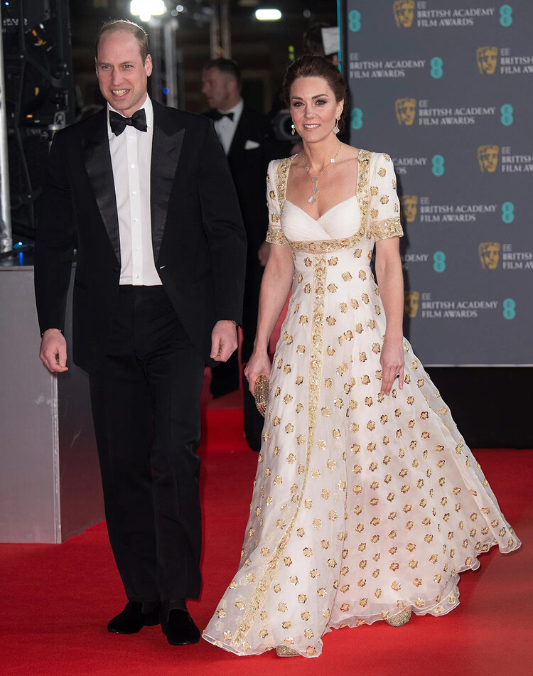 Принц Уильям и Кейт Миддлтон на премии BAFTA 2020