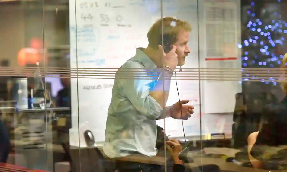 Принц Гарри во время эфира на BBC Radio 4 Today в 2017 году в Лондоне, Англия