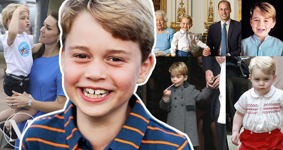 Кейт Миддлтон и принц Уильям поделились новым фото своего сына Джорджа в день его восьмилетия