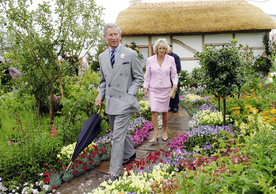 Принц Чарльз и Камилла на шоу BBC Gardeners World Live Show
