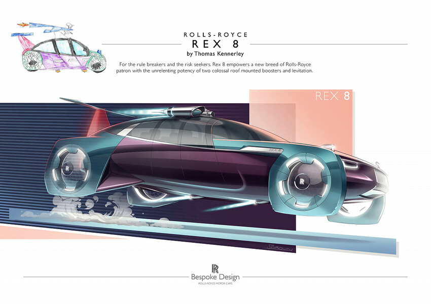 Rolls-Royce конкурс рисунков машины мечты