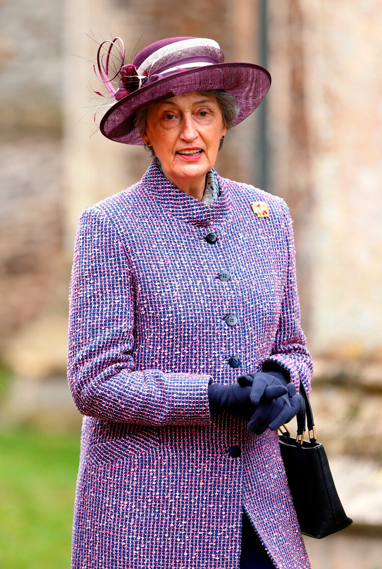 Леди Сьюзан Хасси (фрейлина королевы Елизаветы II) посещает службу, посвящённую инаугурации Десятого Генерального синода англиканской церкви в Вестминстерском аббатстве 24 ноября 2015 года в Лондоне, Англия
