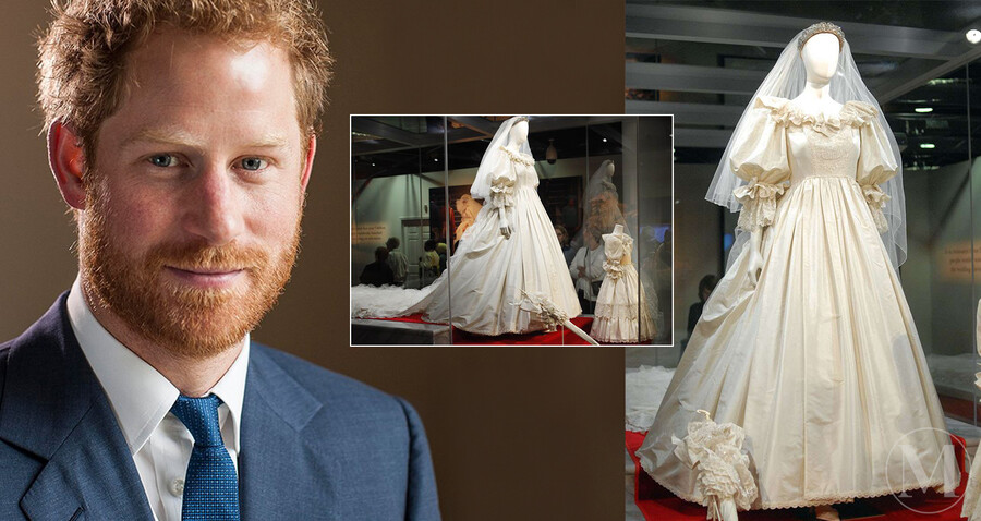 Принц Гарри свадебное платье принцессы Дианы