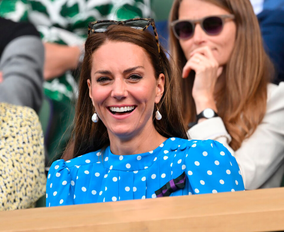 Кейт Миддлтон впервые посетила Уимблдон вместе с принцем Уильямом в 2022 году
