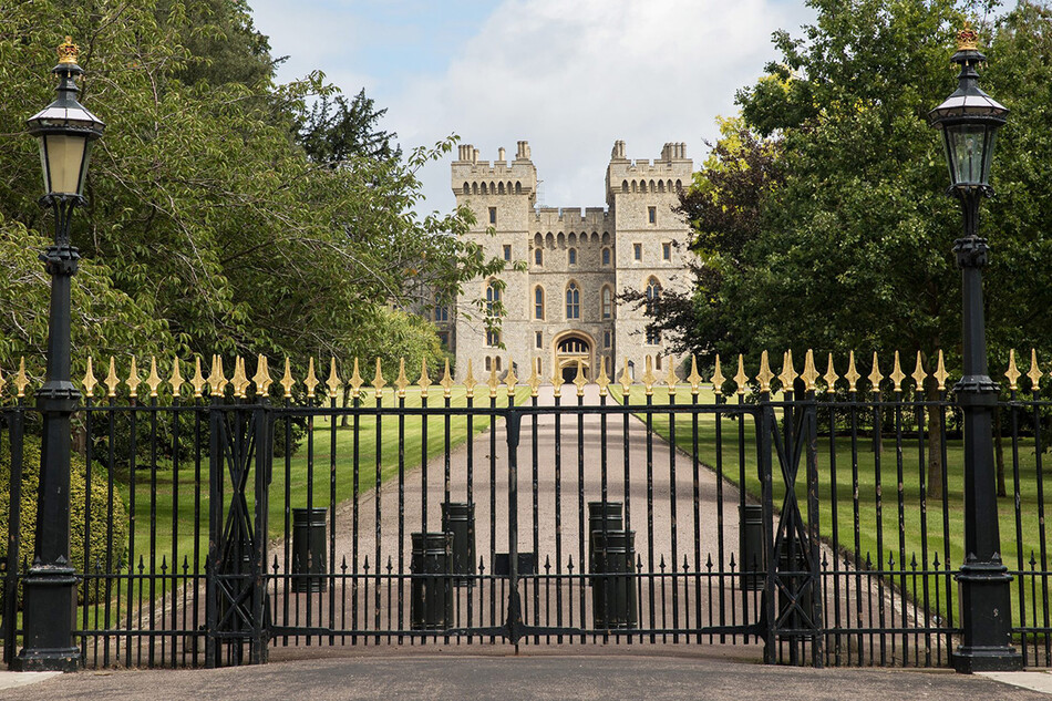 Ворота Виндзорского замка со стороны парка&nbsp;