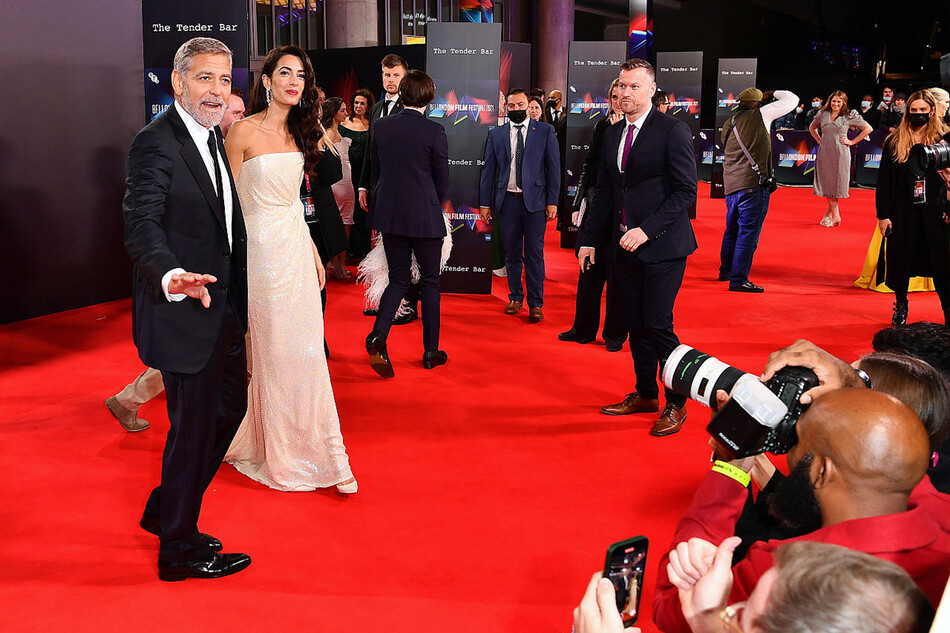 Джордж Клуни и Амаль Клуни на кинофестивале BFI, 2021
