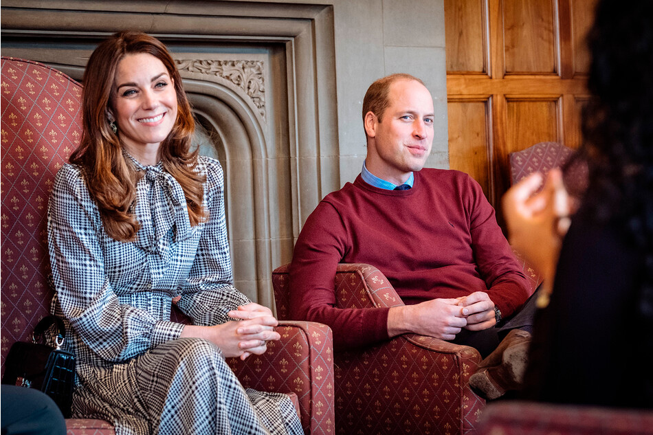 Герцог и герцогиня Кембриджские в Брэдфорде 15 января 2020 года
