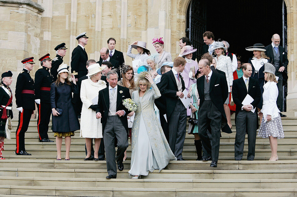 Бракосочетание принца Чарльз и Камиллы Паркер-Боулз 2005 