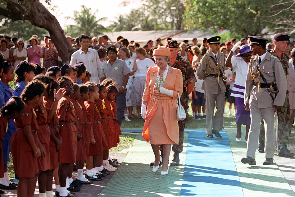 Визит королевы Елизаветы в Белиз в 1994 году