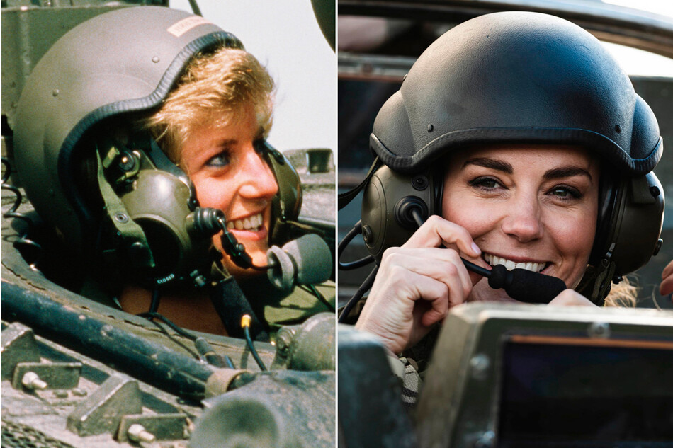 Поразительное сходство: Кейт Миддлтон напомнила принцессу Диану во время визита в военную Академию Великобритании Пирбрайт