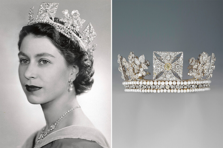 Бриллиантовая диадема королевы Елизаветы II