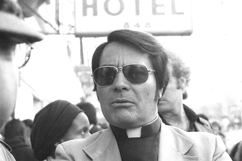 Джим Джонс духовный лидер и основатель Народного Храма, 1975