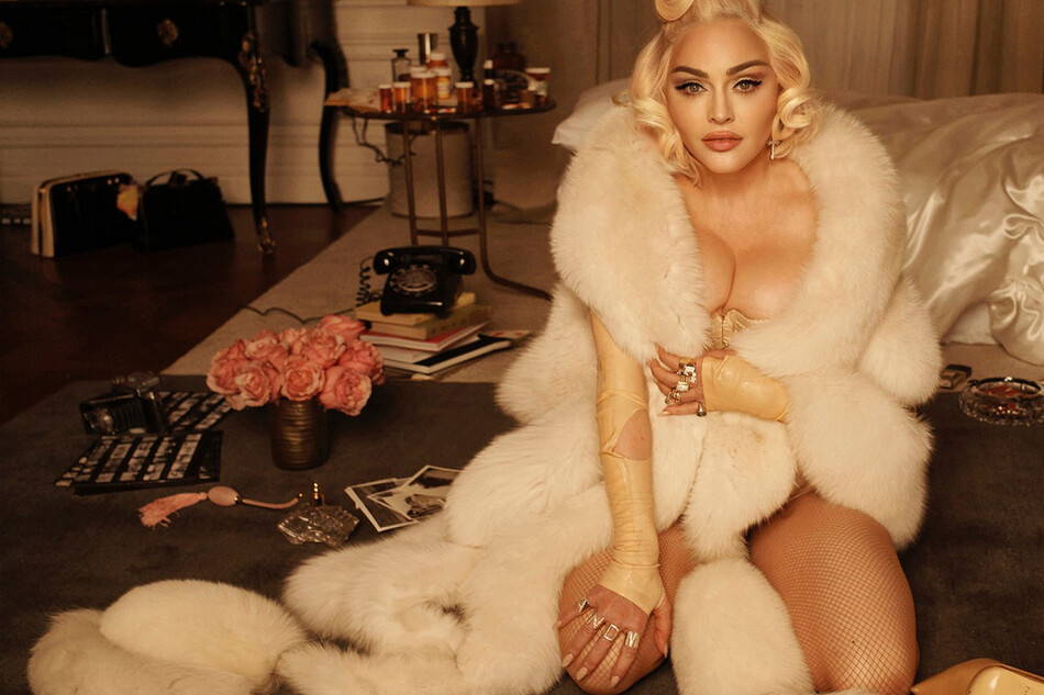 Мадонна в образе Мэрилин Монро в фотосессии для журнала V, 2021
