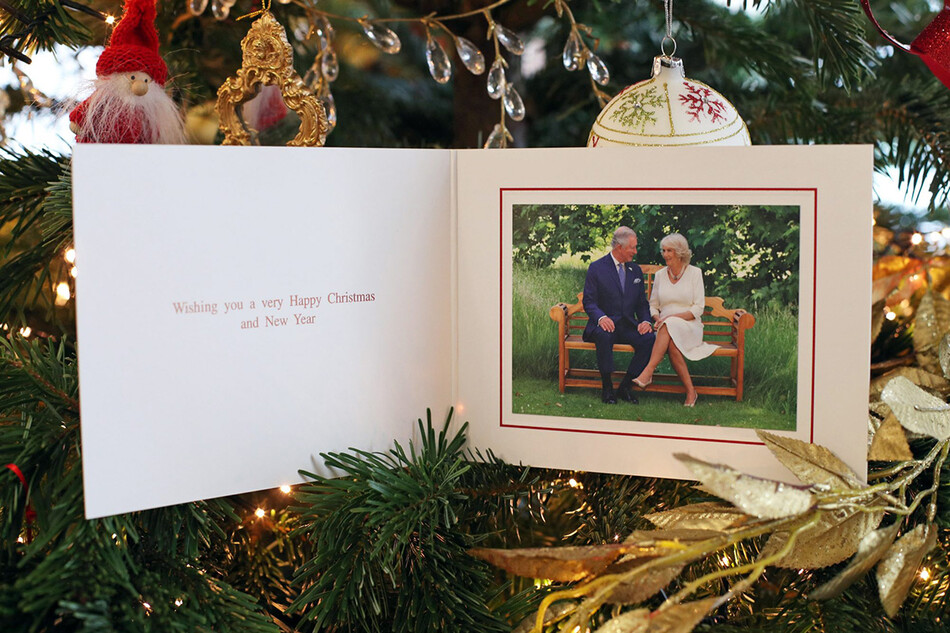 Рождественская открытка принца Чарльза и Камиллы Паркер-Боулз в 2018 году