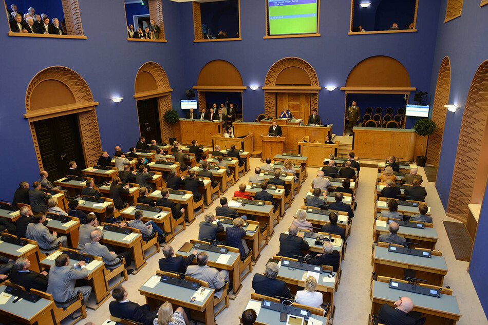 Парламент Эстонии внутри