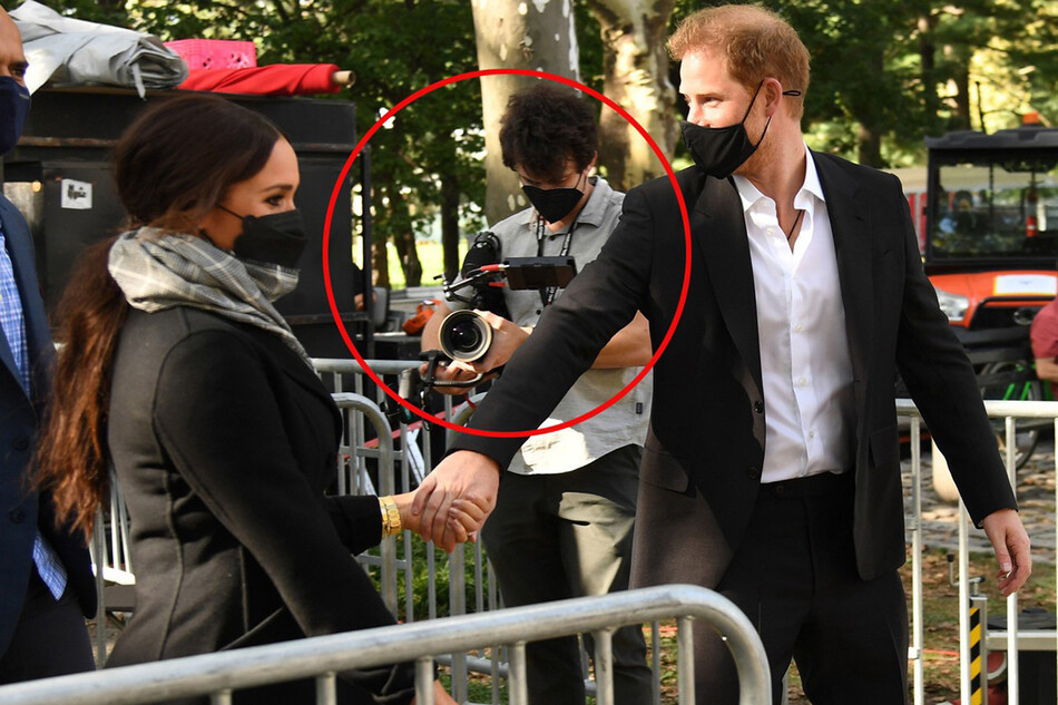 Принц Гарри и Меган Маркл повсюду водят с собой журналистов