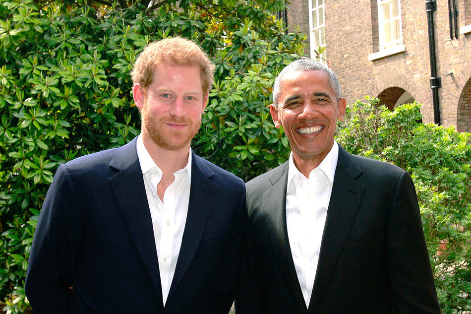 Принц Гарри и Барак Обама
