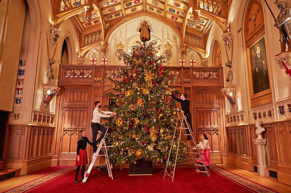 Рождественская елка в Сандрингеме