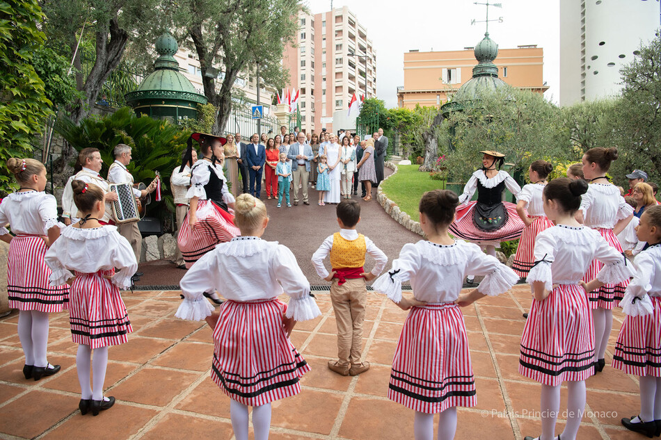 Княжеская семья Монако Гримальди присутствуют на ежегодном торжественном пикнике &laquo;U Cavagnetu&raquo; в Le Parc Princess Antoinette 03 сентября 2022 года в Монте-Карло, Монако