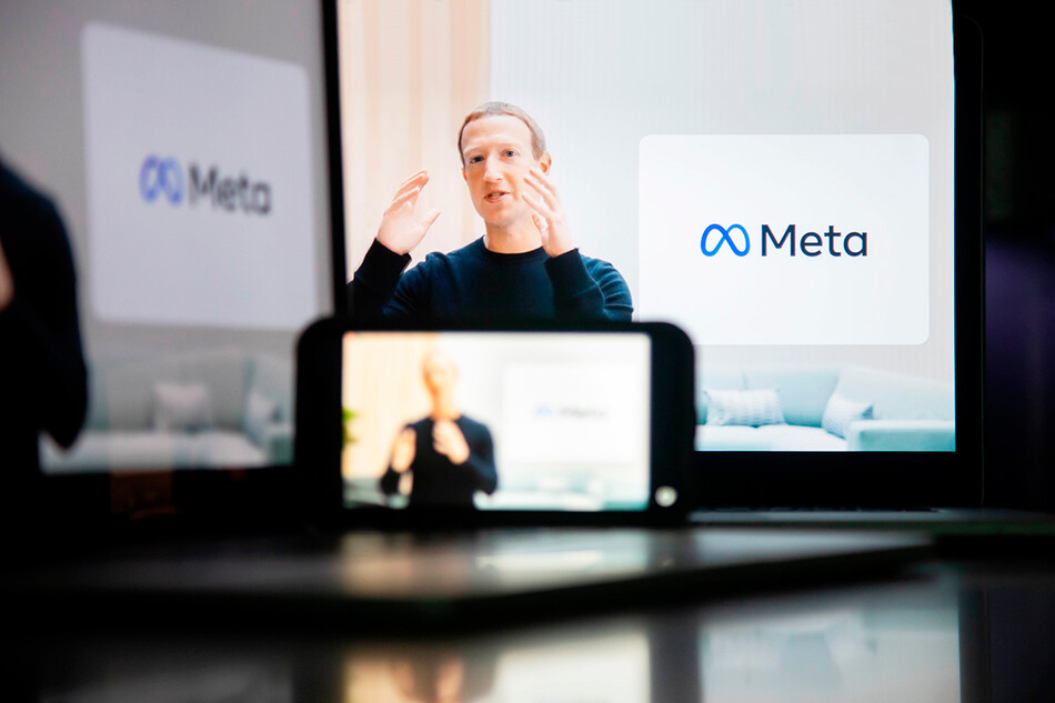 Марк Цукерберг выступает на виртуальном мероприятии Facebook Connect, на котором компания объявила о своем ребрендинге в Meta, в Нью-Йорке, США, в четверг, 28 октября 2021&nbsp;