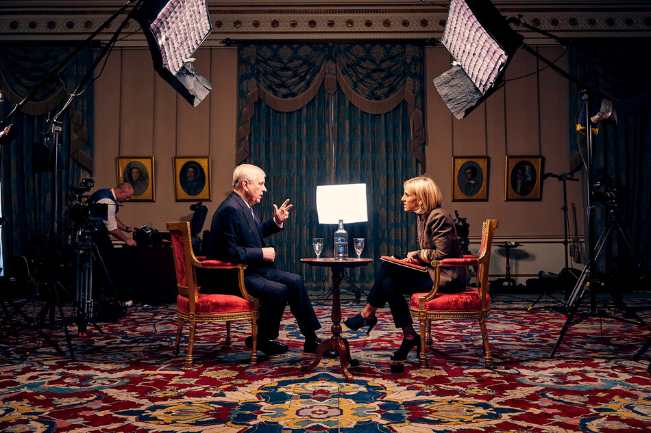 Интервью принца Эндрю с журналисткой Эмили Мейтлис для BBC, 2019