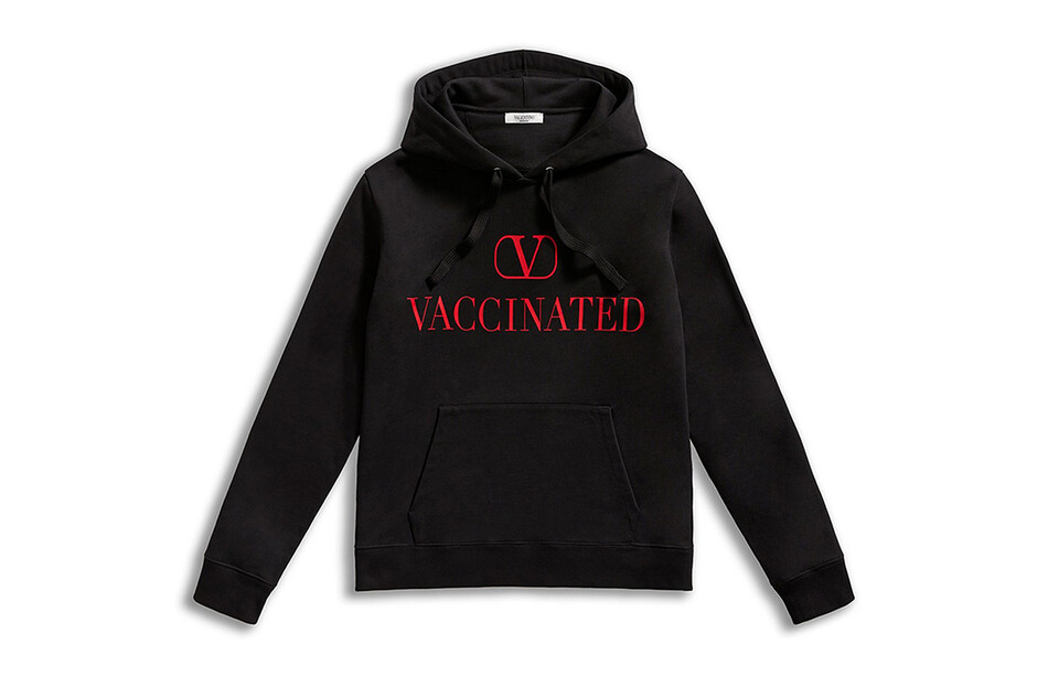 Valentino худи Vaccinated
