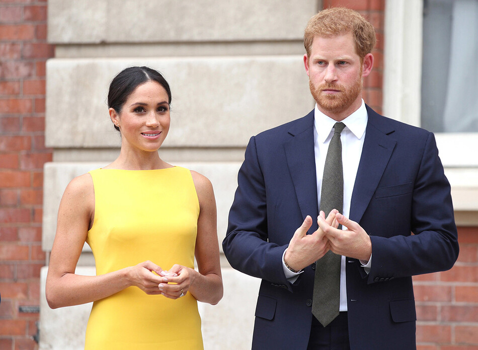 Принц Гарри и Меган Маркл приняли участие в приеме Your Commonwealth Youth Challenge в Marlborough House 5 июля 2018 года в Лондоне, Англия