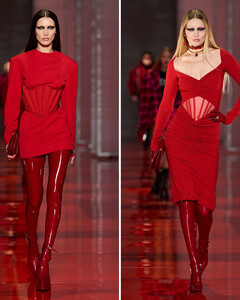 Белла и Джиджи Хадид появились на показе Versace осень-зима 2022/2023