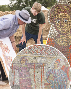 Находка века: британский фермер случайно обнаружил остатки римского имения с уникальной мозаикой на полу