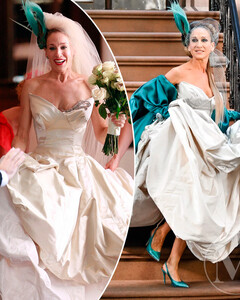 Сара Джессика Паркер рассказала, почему они решили вернуть то самое свадебное платье Кэрри в новый сезон «И просто так…»