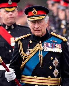Карл III впервые появился на публике после заявления о приезде принца Гарри на его коронацию