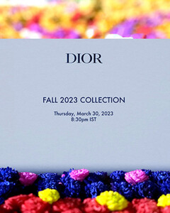 Прямая трансляция показа Dior с коллекцией pre-fall 2023 из Мумбаи
