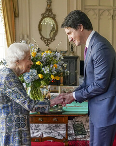 Елизавета II провела первую личную аудиенцию с премьер-министром Канады Джастином Тюдо после выздоровления от COVID-19