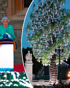 «Гори, гори, моя звезда!»: королева Елизавета II зажгла «Дерево деревьев» в саду Букингемского дворца