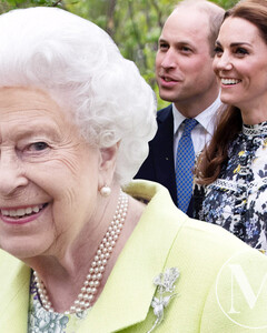 Как королева Елизавета II пошутила над нарядом Кейт Миддлтон