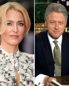 У Джиллиан Андерсон однажды была «интимная» встреча с Биллом Клинтоном