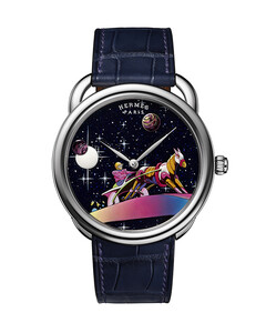 Hermès выпустил лимитированную коллекцию часов Arceau Space Derby
