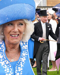 И в горе, и в радости: Камилла Паркер-Боулз и принц Чарльз прошли испытание ливнем, чтобы заменить королеву на летнем приёме