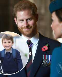 Кейт Миддлтон опубликовала новый снимок сына Луи, чтобы высмеять принца Гарри