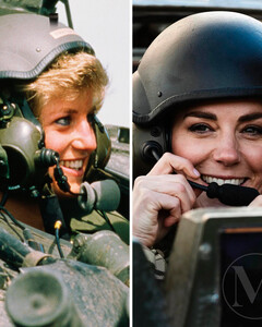 Поразительное сходство: Кейт Миддлтон напомнила принцессу Диану во время визита в военную Академию Великобритании