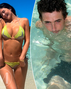 Кайли Дженнер и Тимоти Шаламе поделились редкими кадрами с отдыха