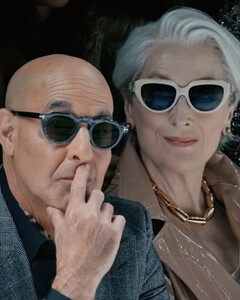 Мэрил Стрип и Стэнли Туччи появились на показе Dolce & Gabbana