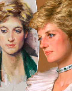 Ранее неизвестный портрет принцессы Дианы неожиданно появился в лондонской галерее Philip Mold & Company