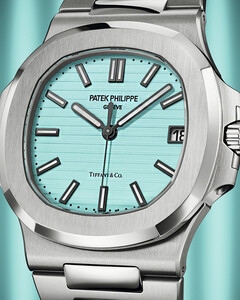 Бирюзовая коллаборация: Patek Philippe выпустил часы 5711 Nautilus в фирменном цвете в честь сотрудничества с Tiffany & Co