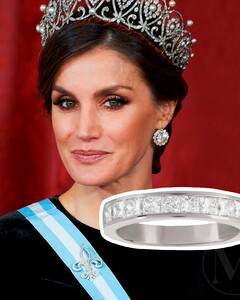 Украшение с тайной историей: почему королева Испании Летиция редко надевает своё обручальное кольцо с 16-ю бриллиантами?