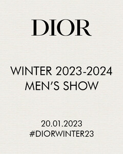Прямая трансляция показа мужской коллекции Dior Winter 2023-2024