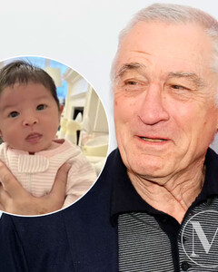 79-летний Роберт Де Ниро поделился первой фотографией своей новорождённой дочери