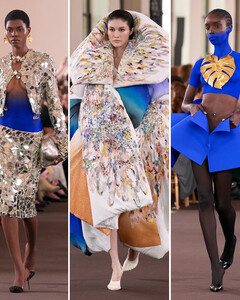 Дэниел Розберри соединил моду и искусство в шоу Schiaparelli Couture Fall 2023